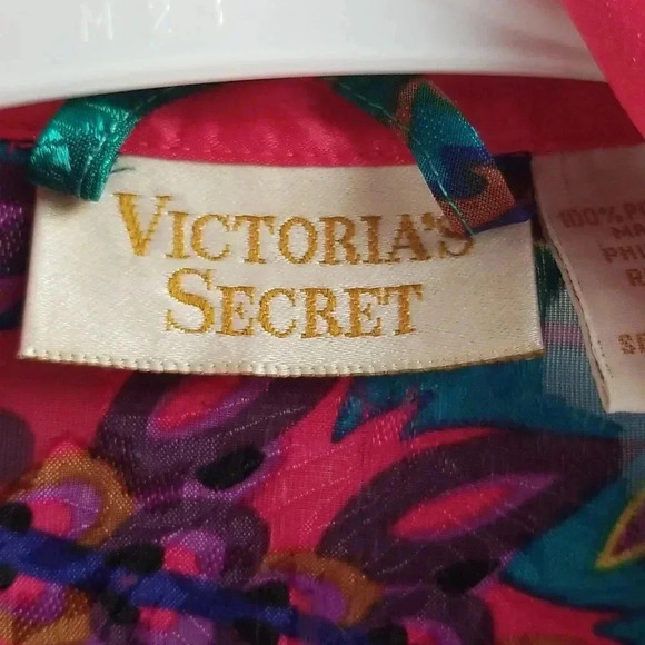 VICTORIA'S SECRET GOLD LABEL ROBE BEAUTIFUL COLORS M/L - Picture 3 of 5